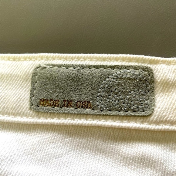 AG Adriano Goldschmied "The Stevie" White Jeans  NWT | Size 26 - Picture 7 of 16